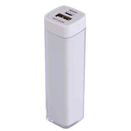 Универсальный аккумулятор Bar, 2200 mAh, фиолетовый (Белый)