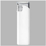 Зажигалка пьезо многоразовая 50403 "Wisen" WP-50 HC White