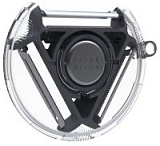 Пиллер компактный с тремя лезвиями rotary peeler™ серый