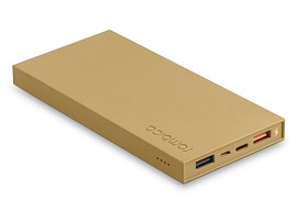 Внешний аккумулятор NEO ARIA, 10000 mAh, янтарный (светло-коричневый)