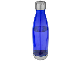 Бутылка спортивная «Aqua», чёрная (синий)