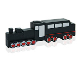Флешка PVC026 "Паровоз" (цвет.) с чипом 128 гб. USB 2.0