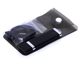 Флешка прямоугольная из пластика 128 Gb, usb3.0 (Чёрный)
