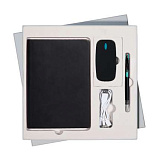 Подарочный набор Portobello/Sky черный (Ежедневник недат А5, Ручка, Power Bank)