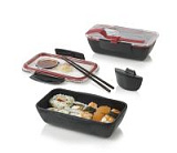 Ланч-бокс bento box черный