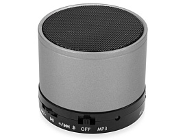 Беспроводная колонка "Ring" с функцией Bluetooth, чёрная (Серый; Чёрный)