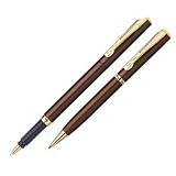 Набор: ручка шариковая и роллер Pierre Cardin PEN and PEN, цвет фиолетовый