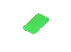 Флеш-накопитель в виде пластиковой карты. 8 Гб.Зелёный, USB2.0 (Зелёный)