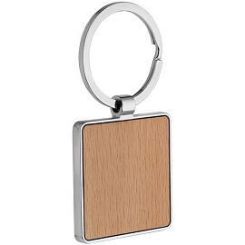 Брелок Wood Square (Бежевый;)