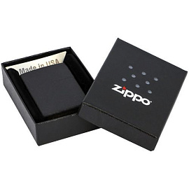Зажигалка Zippo Classic Matte, матовая черная (Чёрный)