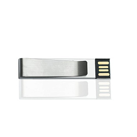 Флешка ME010 удл 4 гб. USB 2.0 (Серебряный)