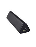 Основа под настольный сувенир (2100 mAh), цвет подсветки белый, цвет основы чёрный