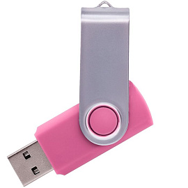 Флешка TWIST, 16 ГБ, USB 2.0 (Розовый)