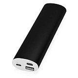 Портативное зарядное устройство "Спайк", 8000 mAh, цвет черный
