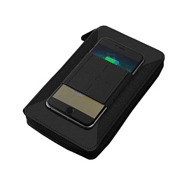 Дорожный органайзер с беспроводным зарядным устройством 4000 mAh (Чёрный)