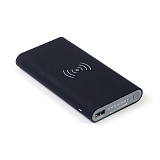Зарядное устройство с беспроводной зарядкой "ENC Large", 10000 Mah, цвет чёрный