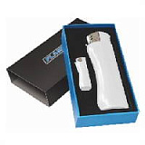 Набор из двух зажигалок пьезо многоразовых (80105) "Flameclub" P-10 Giant Gift Box HC Black, в подар