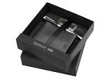 Набор Cerruti 1881: портмоне, ручка роллер, флеш-карта USB 2. на 2 Гб