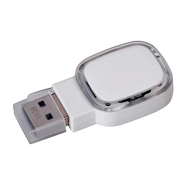 Флеш-карта с подсветкой, 16 GB (Белый)