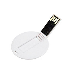 Флешка KR009, soft с чипом 128 гб. USB 2.0 (Белый)