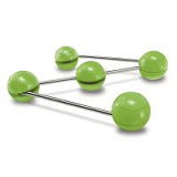 Подставка под горячее compound зеленая