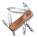 Нож перочинный VICTORINOX EvoWood 10, 85 мм, 11 функций, рукоять из орехового дерева