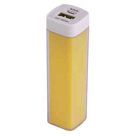Универсальный аккумулятор Bar, 2200 mAh, фиолетовый (Жёлтый)
