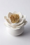 Держатель для зубочисток lotus белый