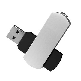 USB Флешка, Elegante, 16 Gb (Черный)