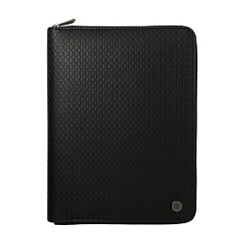 Папка А5 с зарядным устройством 8000 mAh, цвет чёрный (Чёрный)