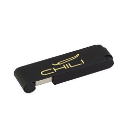 Флеш-карта "Case", объем памяти  8 GB, с покрытием SOFT TOUCH, цвет черный с золотым (Чёрный; Золотой)