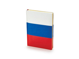 Ежедневник А5 "Russian Flag" (Белый; Синий; Красный)