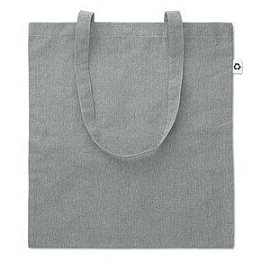 Сумка шоппер 140 гр., COTTONEL DUO, синяя (Серый)