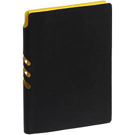 Ежедневник Flexpen Black, недатированный (Чёрный; Жёлтый)