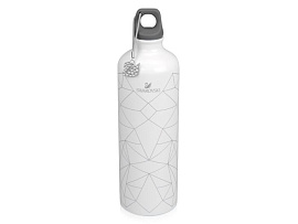 Бутылка спортивная 0,5 л, c кристаллами Swarovski (Белый; Серый)