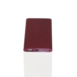 Универсальное зарядное устройство Z154 (вишня) на 5000 mah (Бордовый)