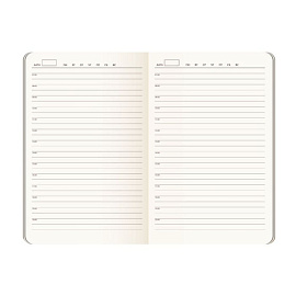 Ежедневник Portobello BtoBook, Latte, недатированный, черный (Чёрный)