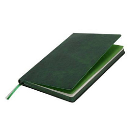 Ежедневник недатированный, Portobello Trend, коллекция Voyage, формат A5(без бум. лент., стик.) (Тёмно-зелёный)
