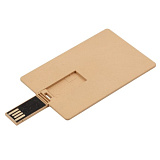 Флешка CARD ECO, 32ГБ usb 3.0 Бежевый