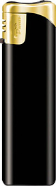 Пьезозажигалка многоразовая серия Matt Color/Black Cap Е-101 (Чёрный)