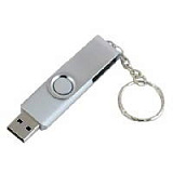 Корпус USB-Flash накопитель - брелок (флешка) "HIT - New",  8 Gb, в металлическом корпусе с пластико