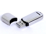 Флешка каплевидной формы 32Гб. Цвет серебряный, USB3.0