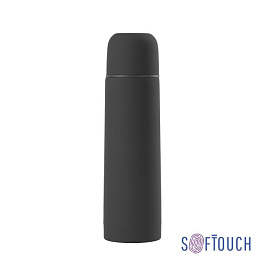 Термос "Крит" с покрытием SOFT TOUCH, 0,5 л, чёрный (Чёрный)