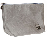 Косметичка Dewal Beauty серия "Прованс", серая, 25х7х13.5