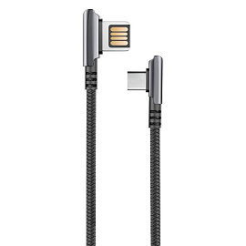 Кабель USB 2.0 -  2.1A, черный, OLMIO, (Чёрный)