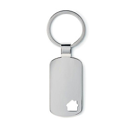 Брелок "домик", HOUSE KEY (Серебряный)