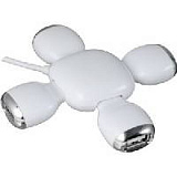 USB-разветвитель (длина провода 80см), цвет белый