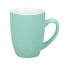 Керамическая кружка Alba, 350 ml, soft-touch (Бирюзовый)