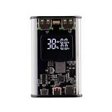 Зарядное (22.5W) устройство "Inside" 9000 mAh с прозрачным корпусом и цифровым индикатором заряда/на