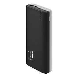 Внешний аккумулятор 10000mAh, black, OLMIO (Чёрный)